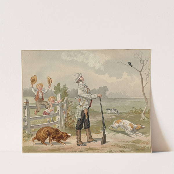 Hunting scene by Edmund Birckhead Bensell