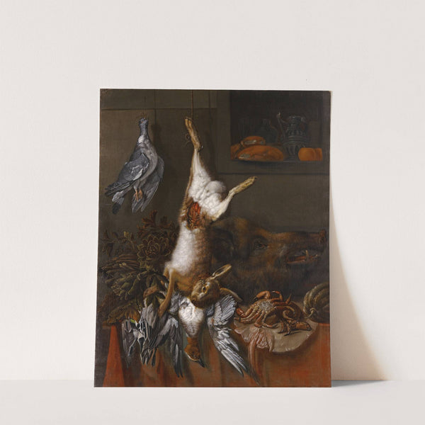 Hunting Still Life With A Hare by Hinrich Stravius