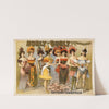 Hurly-Burly Extravaganza and Refined Vaudeville by Courier Litho. Co.