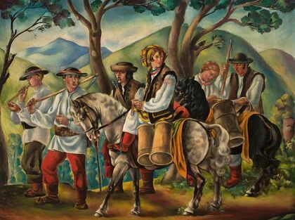 Hutsuls on their way