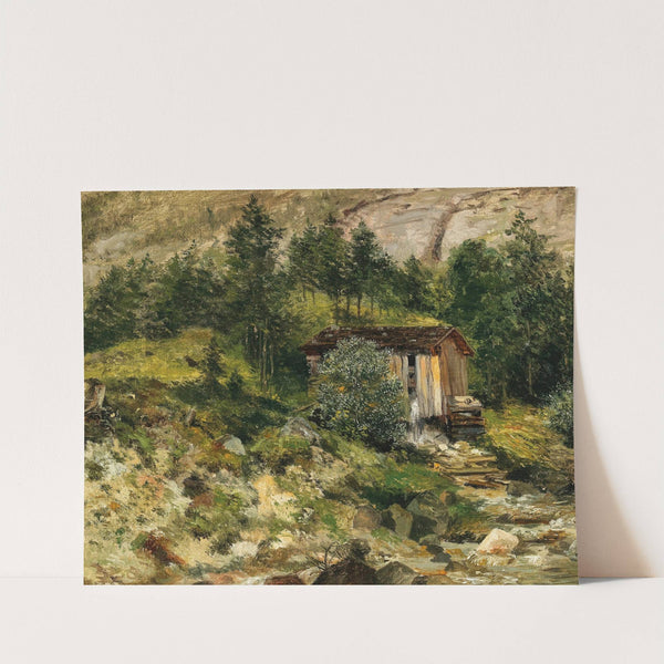 Hütte am Paß Luegg by Emilie Mediz-Pelikan