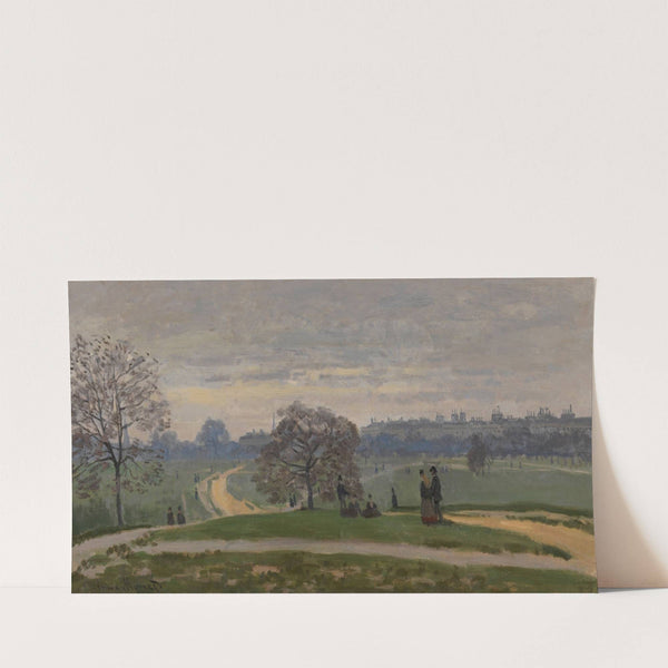 Hyde Park, London (circa 1871) by Claude Monet