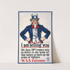 I am telling you–On June 28th I expect you to enlist in the army of war savers to back up my army of fighters (1918) by James Montgomery Flagg