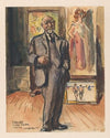 I. Israels in zijn atelier