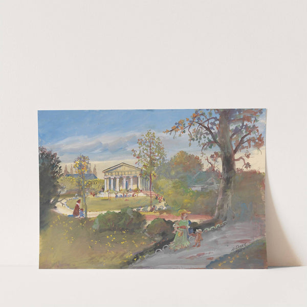 I. Volksgarten (1950) by Oskar Laske