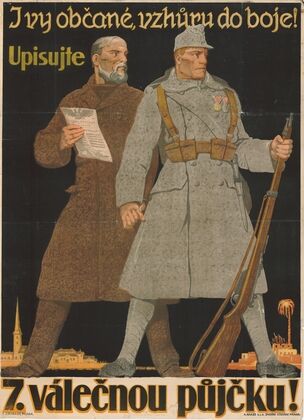 I vy občané… (You too, citizens, on to the fight! Draw 7th War Loan)