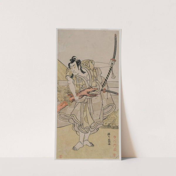 Ichikawa Monnosuke II as Soga no Goro by Katsukawa Shunkō