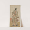 Ichikawa Yaozo II as a Otokodate Standing by a Bench by Katsukawa Shunshō