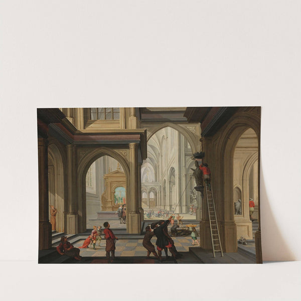 Iconoclasm in a Church by Dirck Van Delen