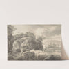 Ideal Landscape with a Shepherd and Cows by Johann Christian Klengel
