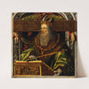 Idealized Portrait Of The Emperor Justinian by Circle Of Ambrosius Holbein