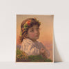 Idols of our home. No. 2 Dreaming Daisy (1873) by Louis Prang & Co.