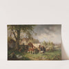 Idylle am Bauernhof by Edmund Mahlknecht