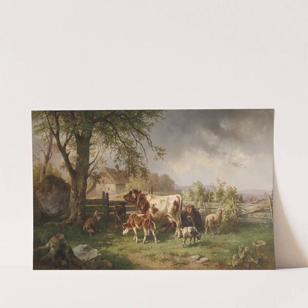 Idylle am Bauernhof by Edmund Mahlknecht