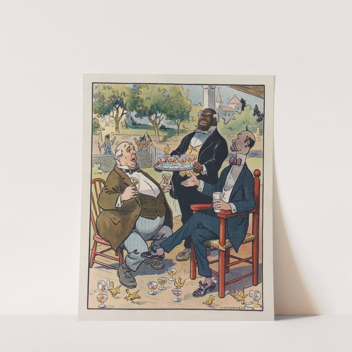 If he wants to now, he can (1908) by Louis Glackens