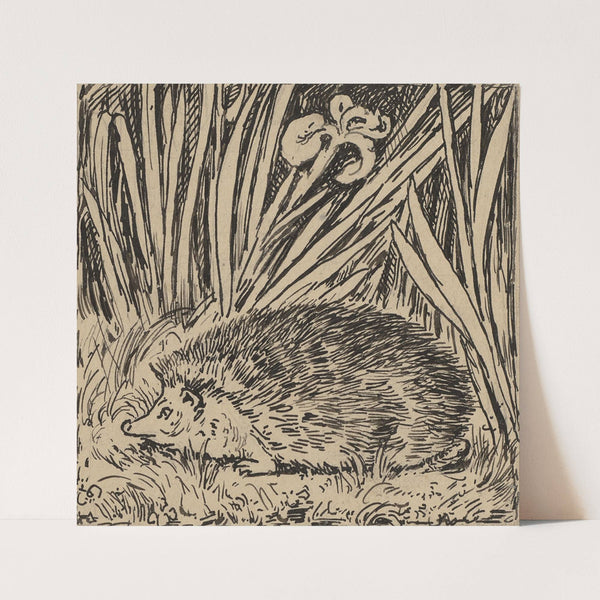 Igel (ca 1905) by Hans Thoma