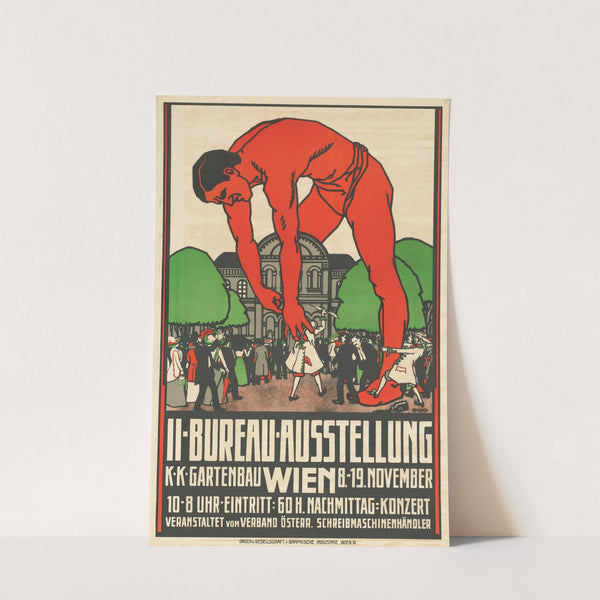 II. Bureau Ausstellung Wien. Veranstaltet vom Verband österreichischer Schreibmaschinenhändler (1910) by Leonhard Schuller