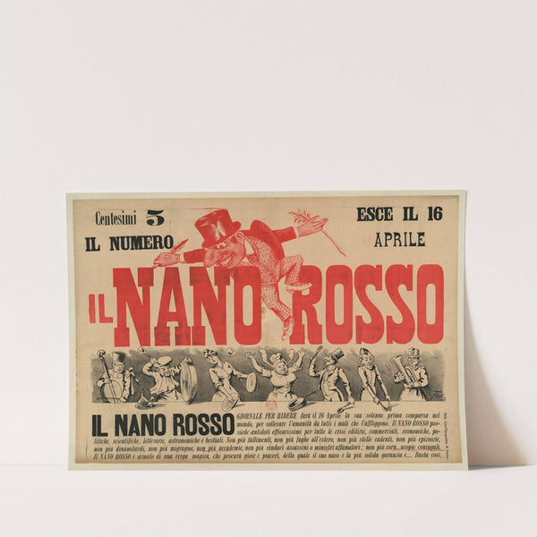 Il Nanno rosso giornale per ridere (1890) by Ottavio Rodella Tavio