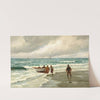 Iland! Motiv Fra Skagens Sønderstrand. Frisk Tiltagende Kuling by Carl Locher