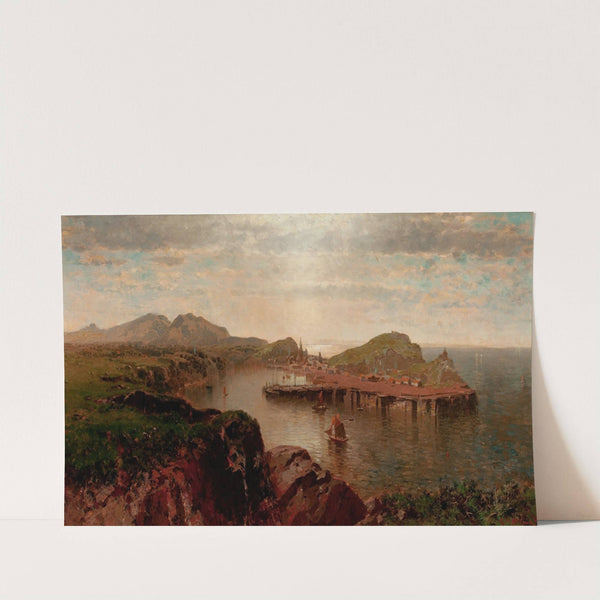 Ilfrancombe Coast, Devonshire (Upper Hudson River, Storm King) by George Herbert Mccord