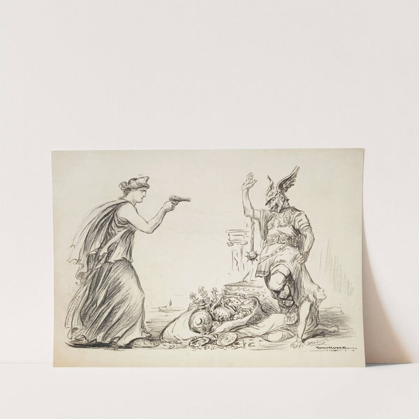 I’ll give back your silver if you’ll let me keep the girl (1917) by William Henry Walker