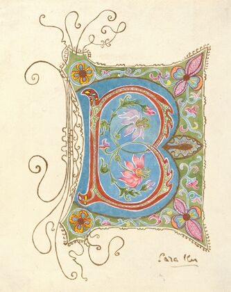 Illuminated Initial