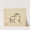 Illustrated book of horses Pl.02 (18th Century) by Tsurusawa Tansaku