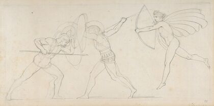 Illustration for ‘Seven Chiefs Against Thebes’ (ca. 1794)