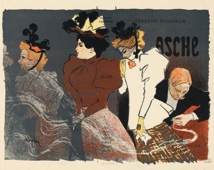 Illustration pour Asche de Fernand Vandérem (1895)