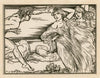 Illustration to act 5, scene 1 of Bell’s edition of The tempest (1900)