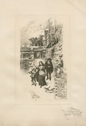 Illustration to lines from Richard II; O! who can hold a fire in his hand by thinking on the frosty Caucasus, act 1, scene 3 (1870-1899)