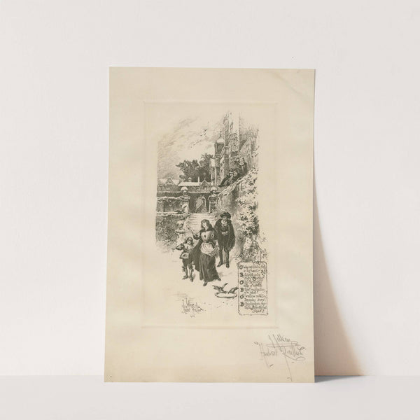 Illustration to lines from Richard II; O! who can hold a fire in his hand by thinking on the frosty Caucasus, act 1, scene 3 (1870-1899) by Herbert Railton