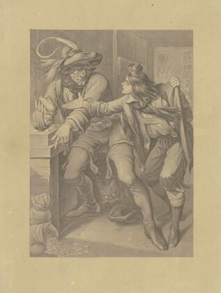 Illustration zu Hauff’s MÃ¤rchen ‘Das kalte Herz’