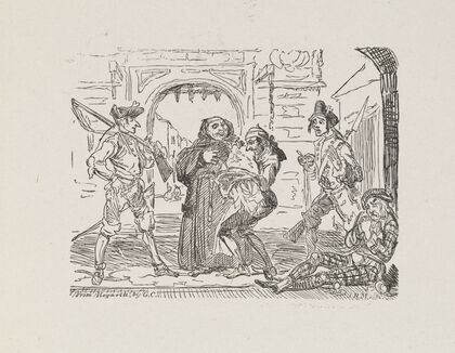 Illustrations for The Universal songster Pl.08