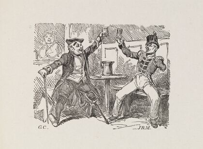 Illustrations for The Universal songster Pl.14