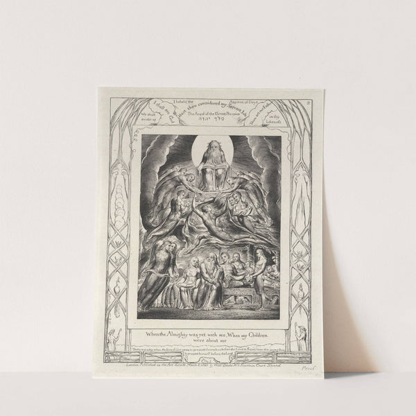 Illustrations of the book of Job Pl.03 by William Blake