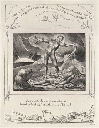 Illustrations of the book of Job Pl.07