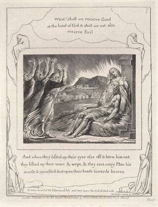 Illustrations of the book of Job Pl.08