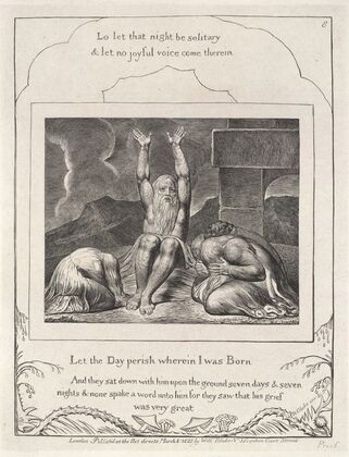 Illustrations of the book of Job Pl.09