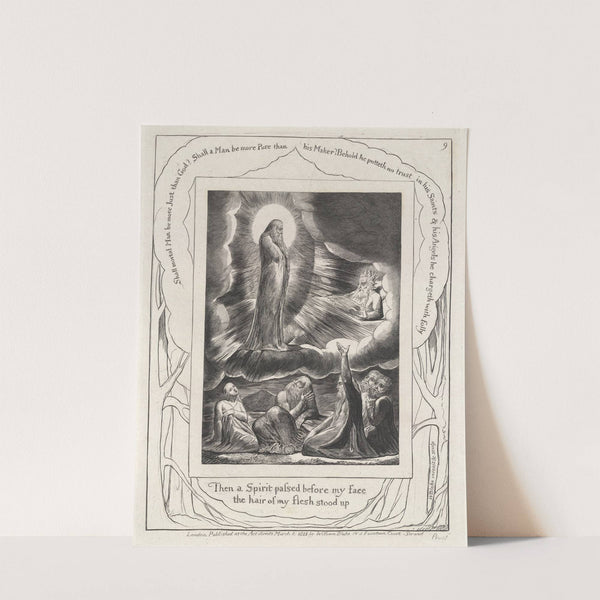 Illustrations of the book of Job Pl.10 by William Blake