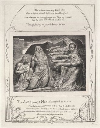 Illustrations of the book of Job Pl.11