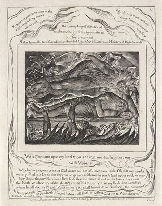 Illustrations of the book of Job Pl.12