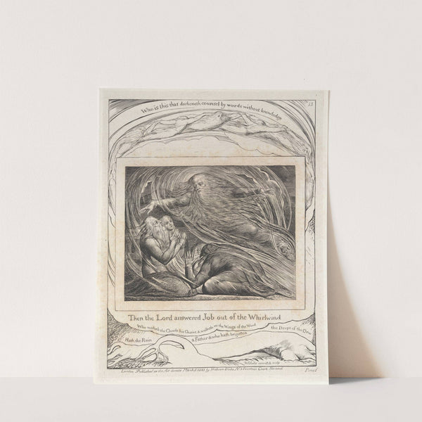 Illustrations of the book of Job Pl.14 by William Blake