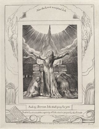 Illustrations of the book of Job Pl.19