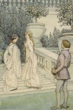 Illustrations to As you like it Pl.05 (1901-1910) — size preview