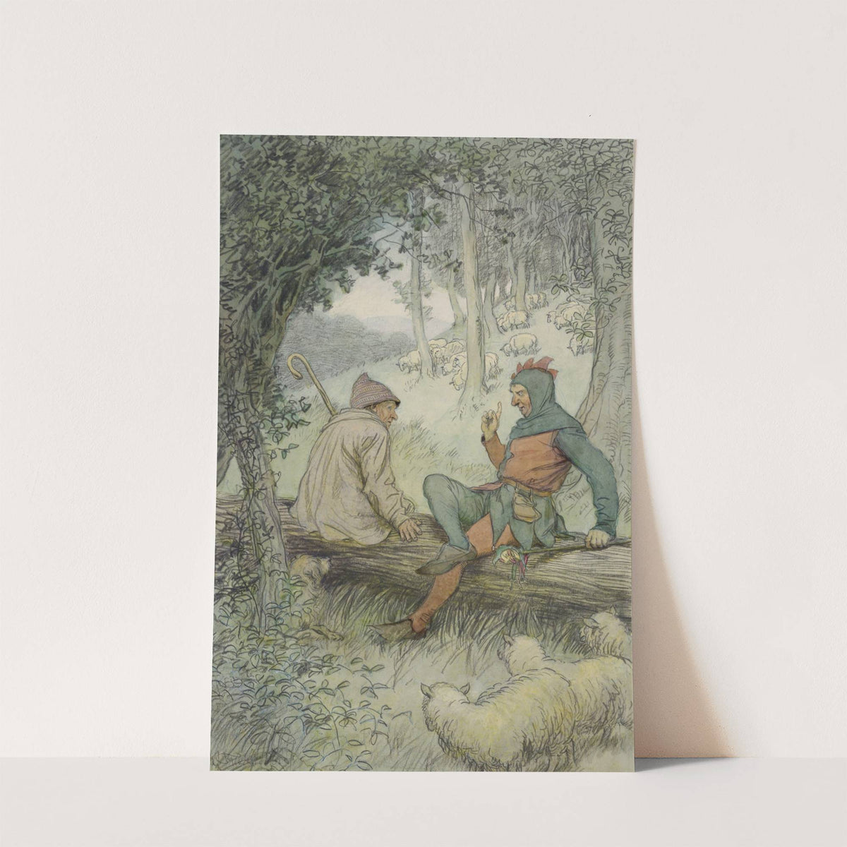 Illustrations to As you like it Pl.16 (1901-1910) by Hugh Thomson