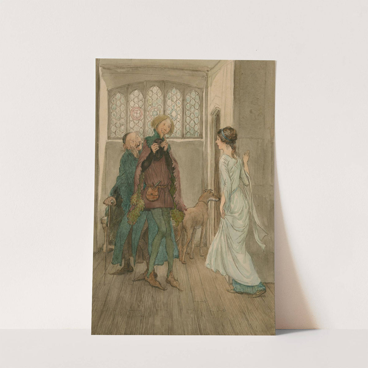 Illustrations to Merry wives of Windsor Pl.23 (1910) by Hugh Thomson