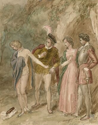 Illustrations to Shakespeare Pl.058 (19th century) — size preview