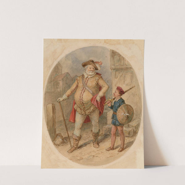 Illustrations to Shakespeare’s Falstaff plays Pl.01 (19th century) by John Massey Wright