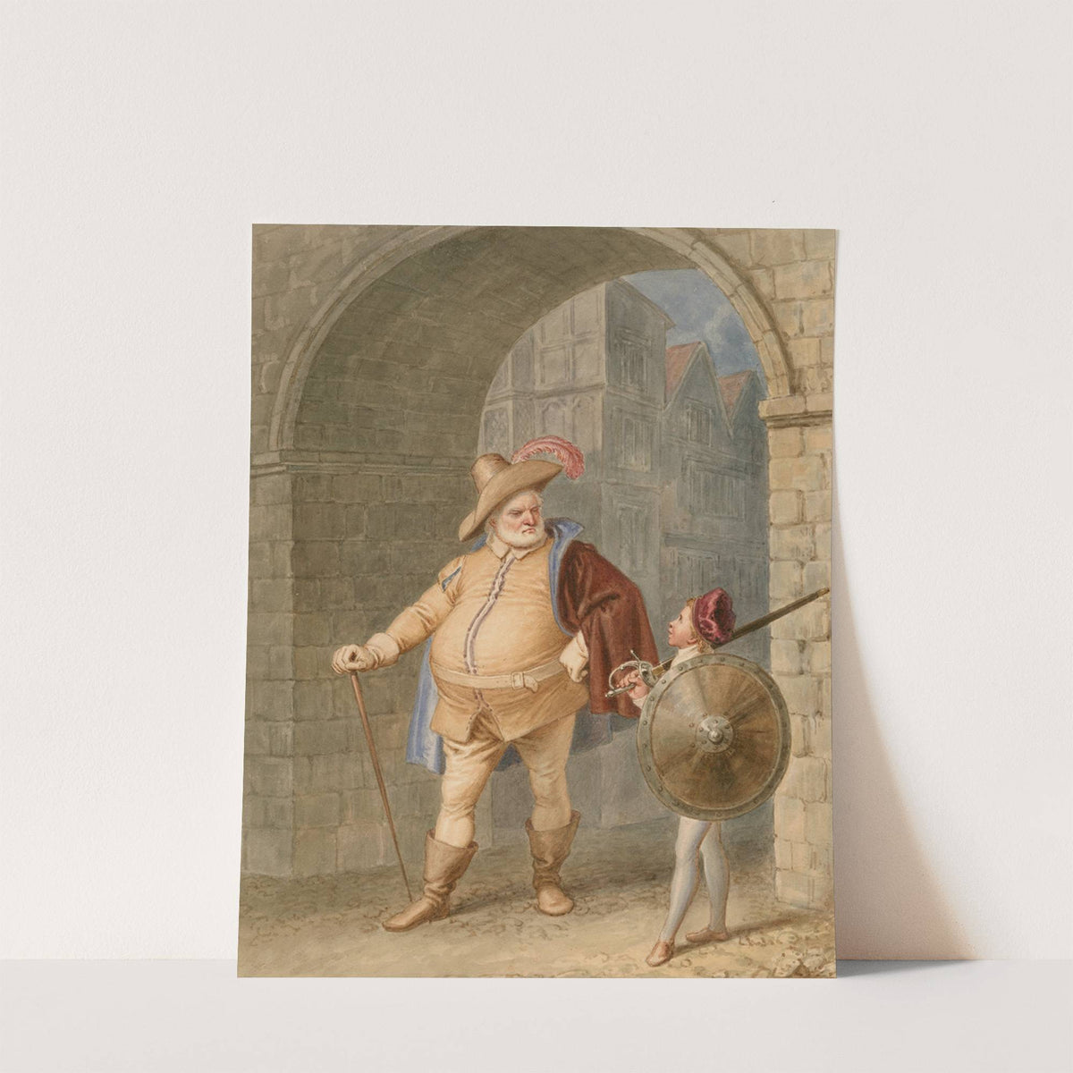 Illustrations to Shakespeare’s Falstaff plays Pl.02 (19th century) by John Massey Wright
